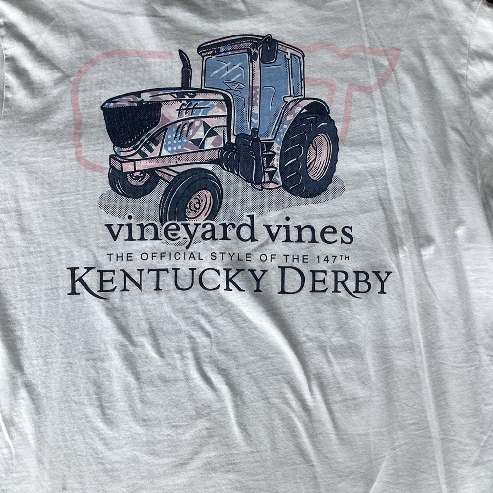 Long-sleeve White T-shirt - Vineyard Vines Derby 147 Edition